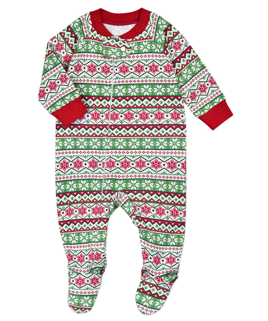 Footed Pajamas - Christmas Fairisle