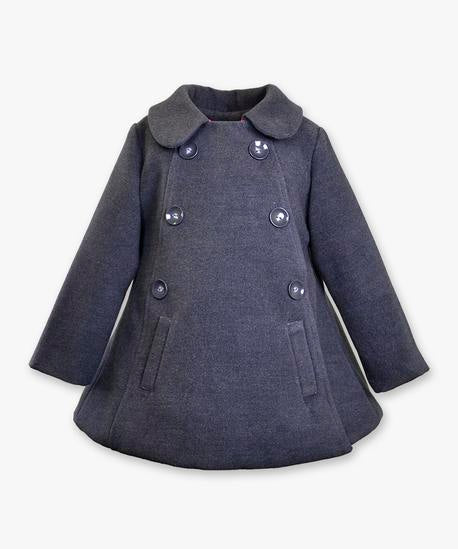 Double breasted a-line coat - Gray
