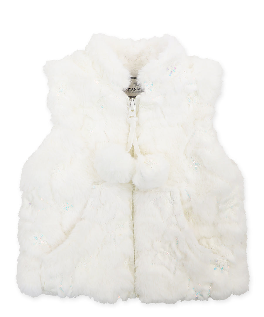 Zip Front Vest - Sparkle Star