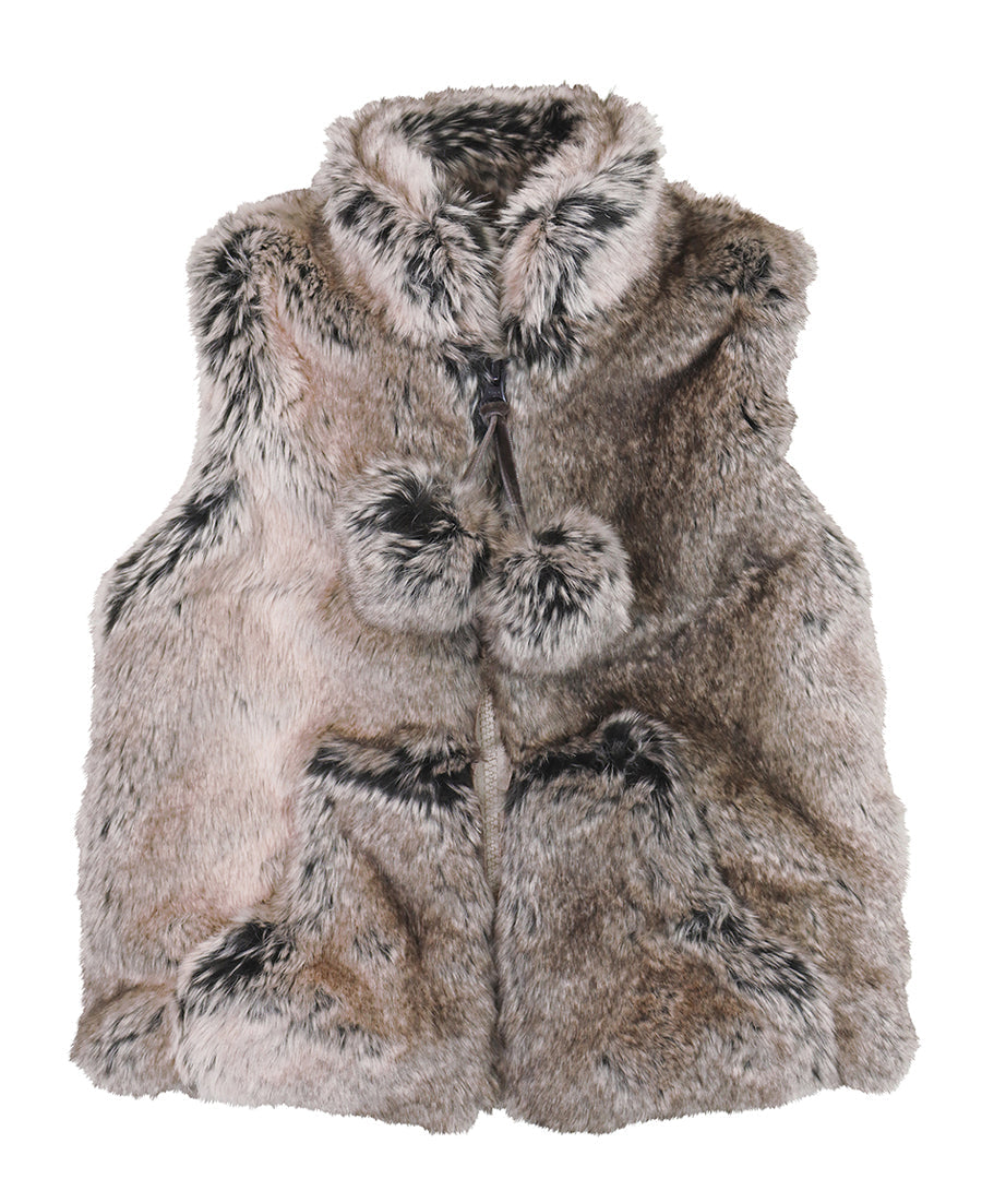 Zip Front Vest - Wild rabbit