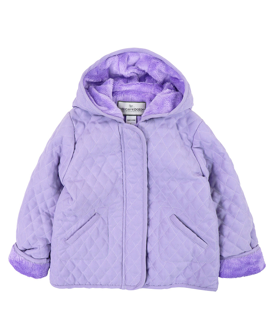 Hooded Barn Jacket - Lilac