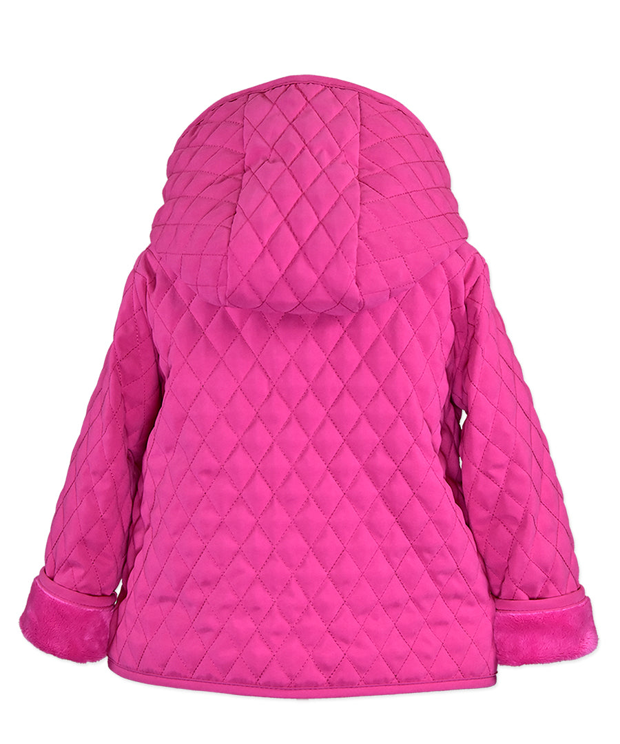 Hooded Barn Jacket - Magenta