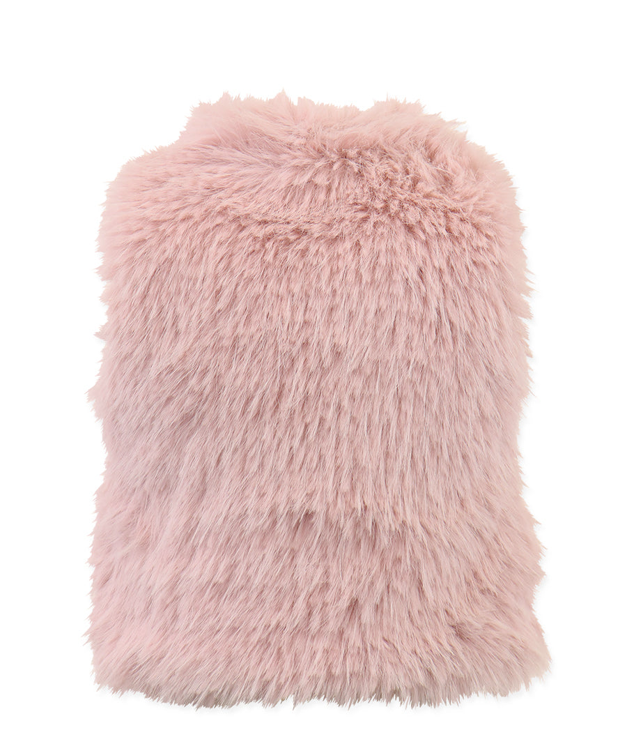 Zip Up Vest - Berry Rain Shag