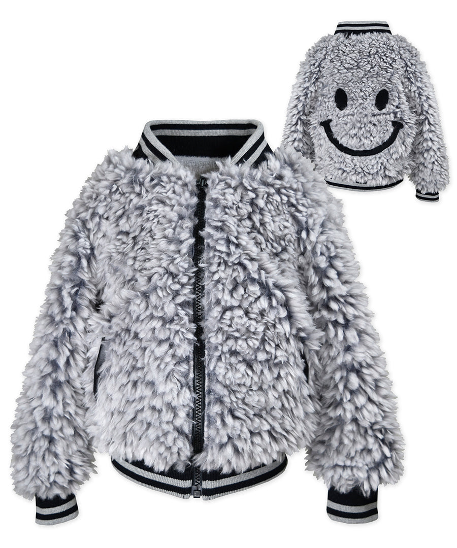 Happy Lil Varsity - Grey Hedgehog