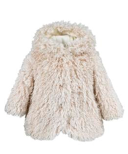 Hooded Jacket - Blush Soft Poodle