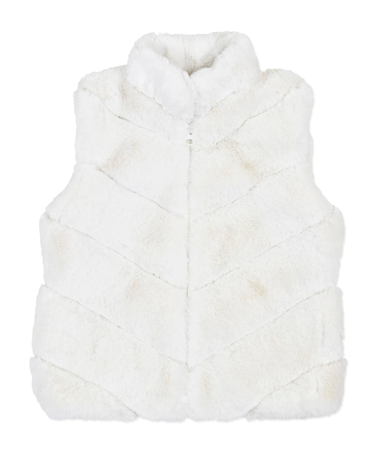 Zip Up Vest - Snow Layer Cake