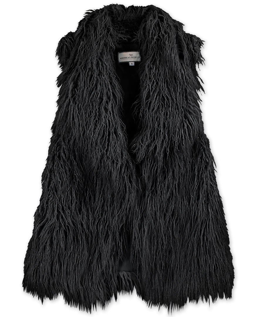 Adult Sized Shawl Collar Vest - Midnight Icicle