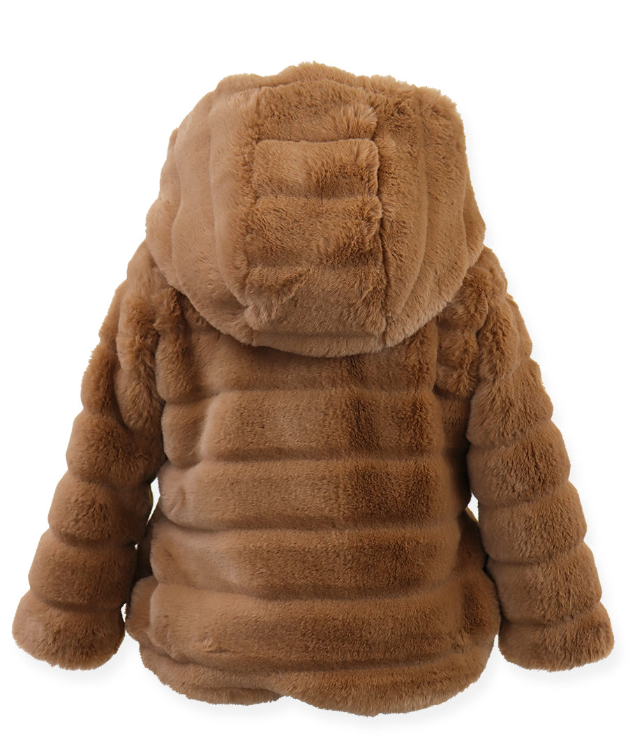 Hooded Cozy Jacket - Chocolate eclair