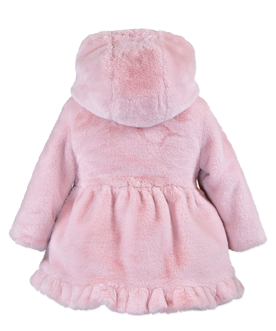 Pompon Tulip Coat - Rose puff