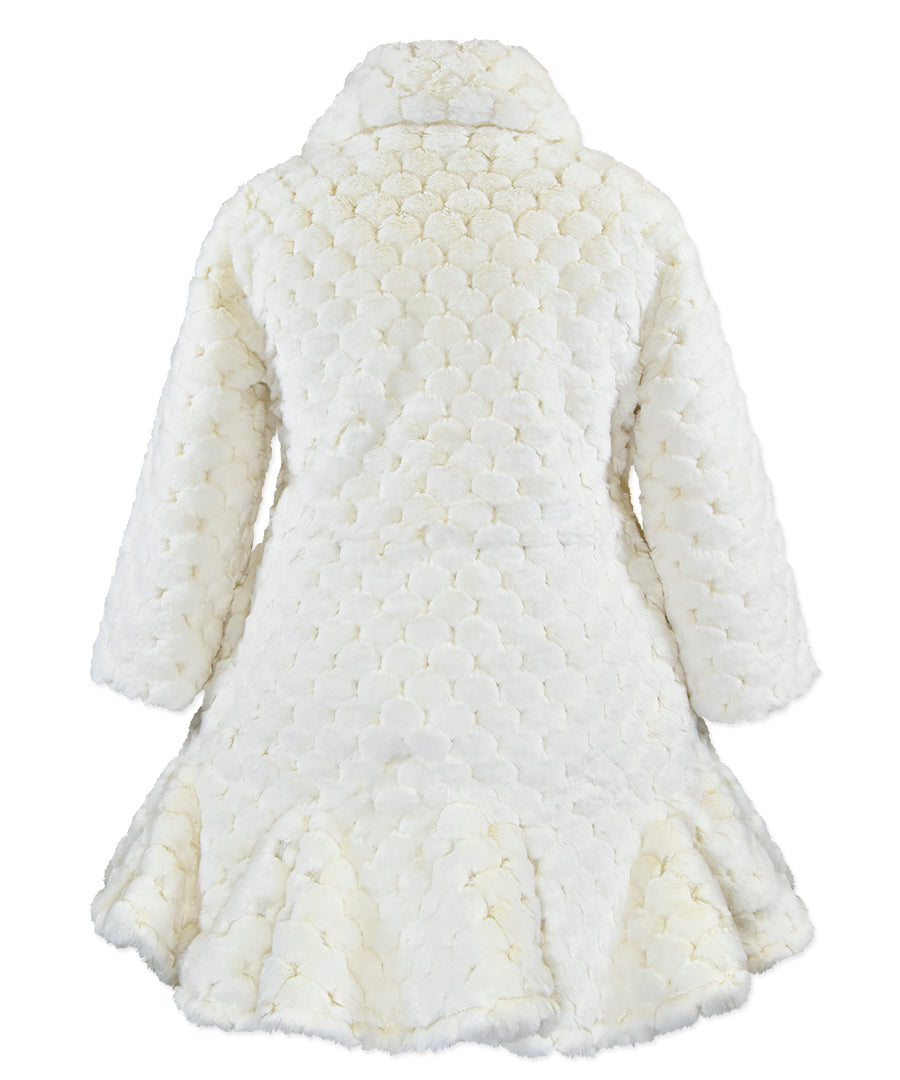 Wrap Collar Coat - Marshmallow