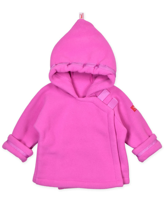 Warmplus Fleece Favorite Jacket, Wrap Close, Hood - Bright Pink
