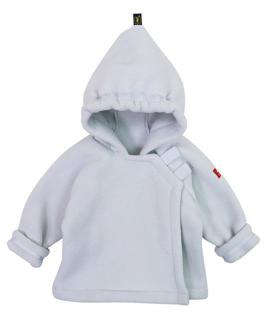 Warmplus Fleece Favorite Jacket, Wrap Close, Hood - Glacier grey