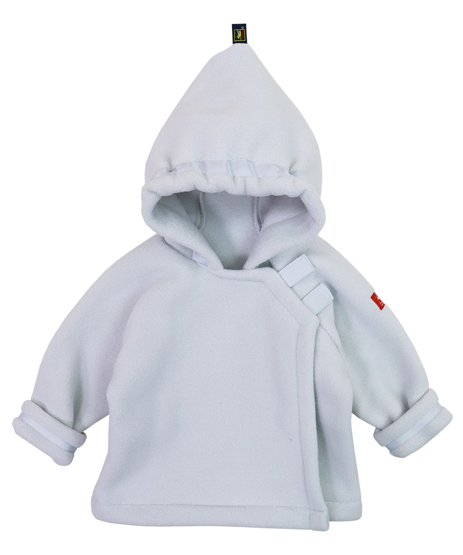 Warmplus Fleece Favorite Jacket, Wrap Close, Hood - Glacier grey