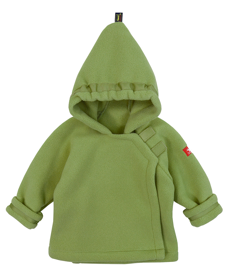 Warmplus Fleece Favorite Jacket, Wrap Close, Hood - Olive green