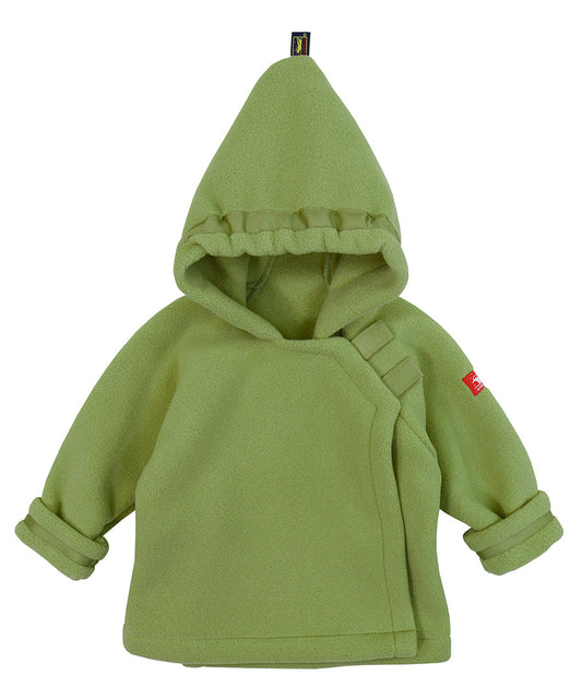 Warmplus Fleece Favorite Jacket, Wrap Close, Hood - Olive green