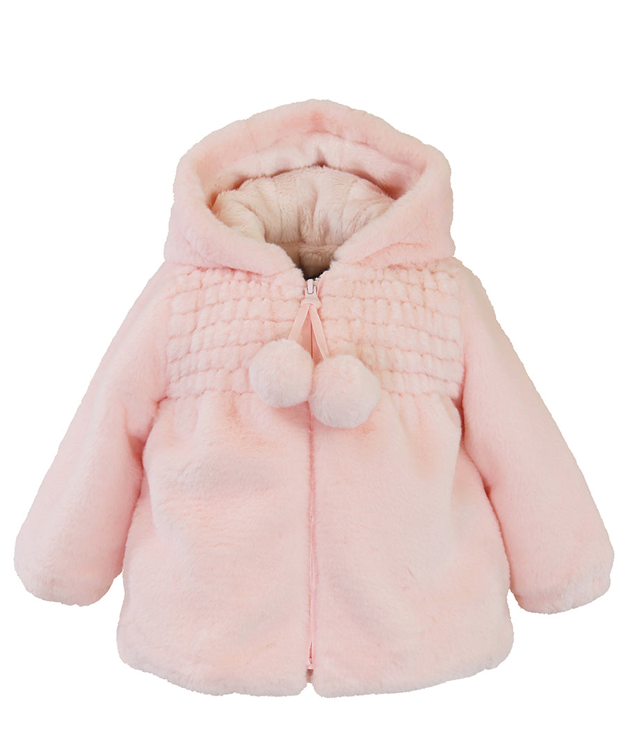 Smocked Jacket - Rose puff