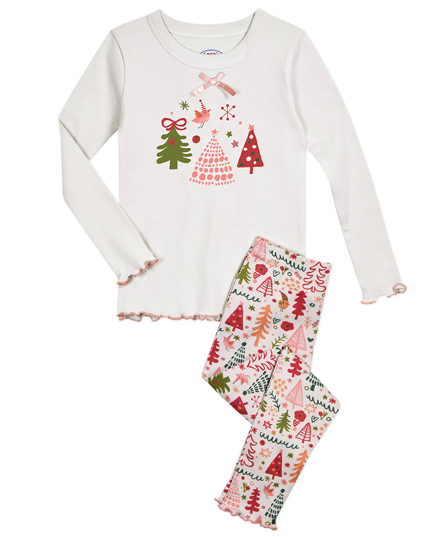 Girls snug fit pj - Tree Tweet