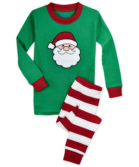 Long John Pj - Santa Face