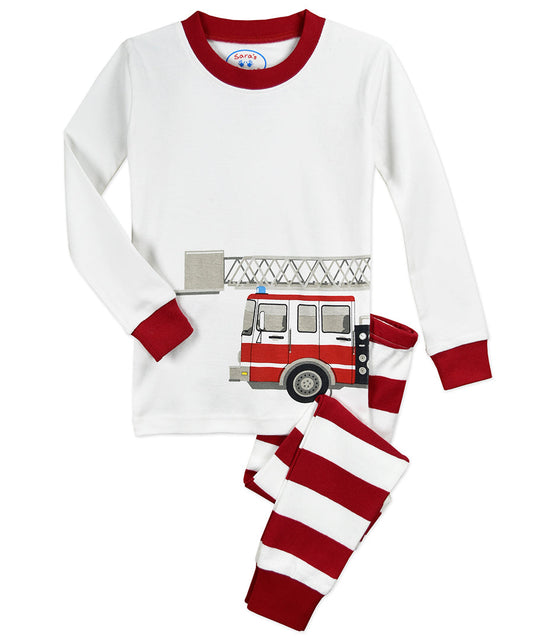 Long John Pj - Fire Truck