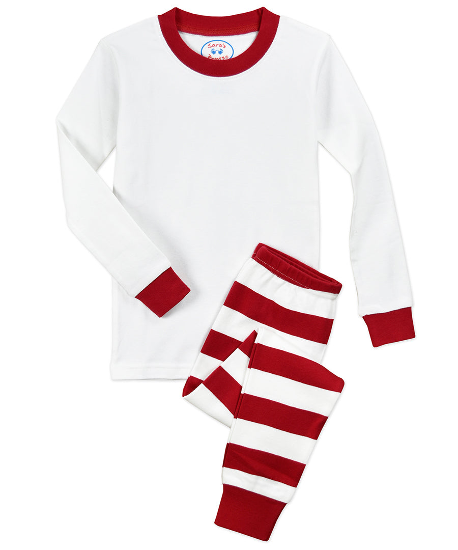 Sara's Prints Long John Pajama - Emoji christmas