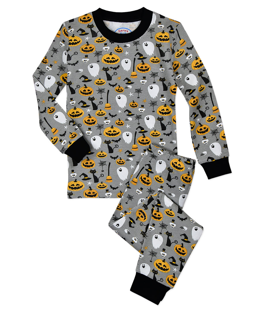 Sara's Prints Long John Pajama - Trick or Treat