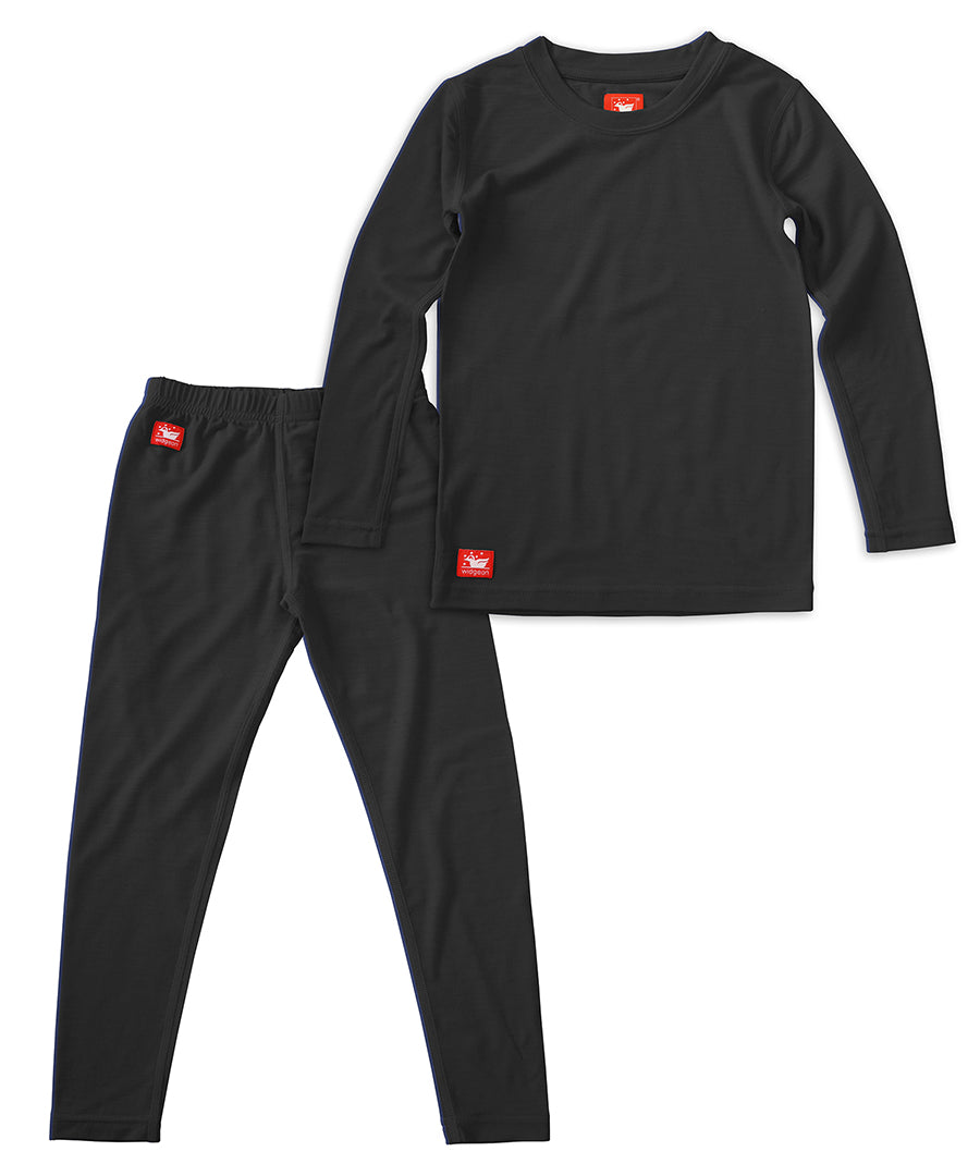 Merino wool long john - Black