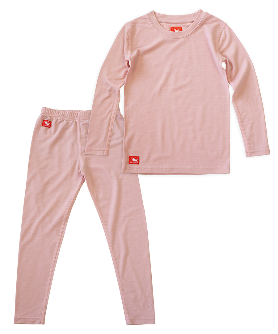 Merino wool long john - Dusty rose