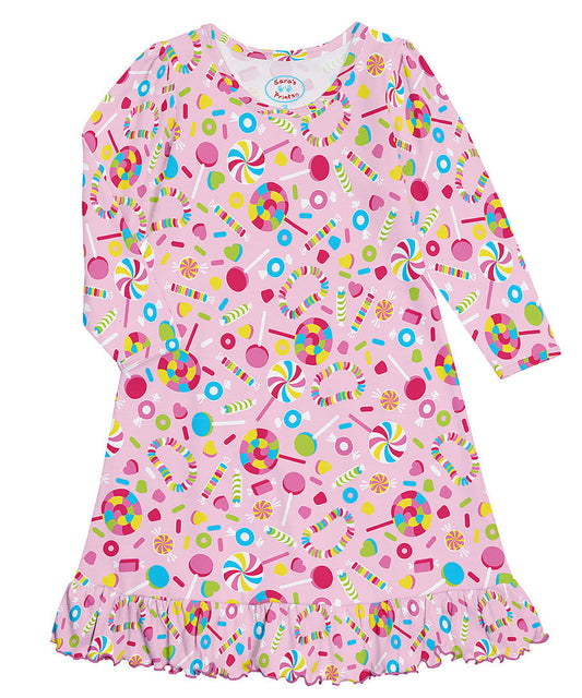 Long Sleeve Nightgown - Candyland