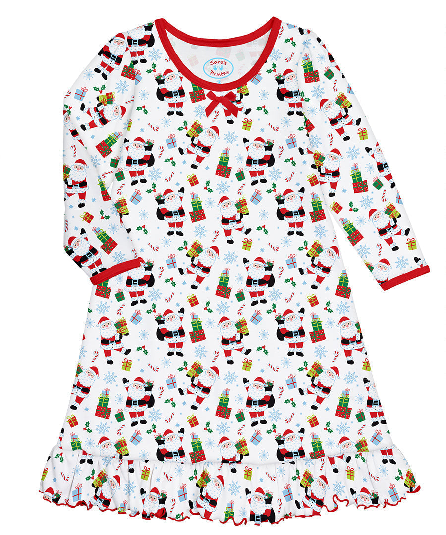 Whirl-and-Twirl Long-Sleeve Nightgown - Secret santa