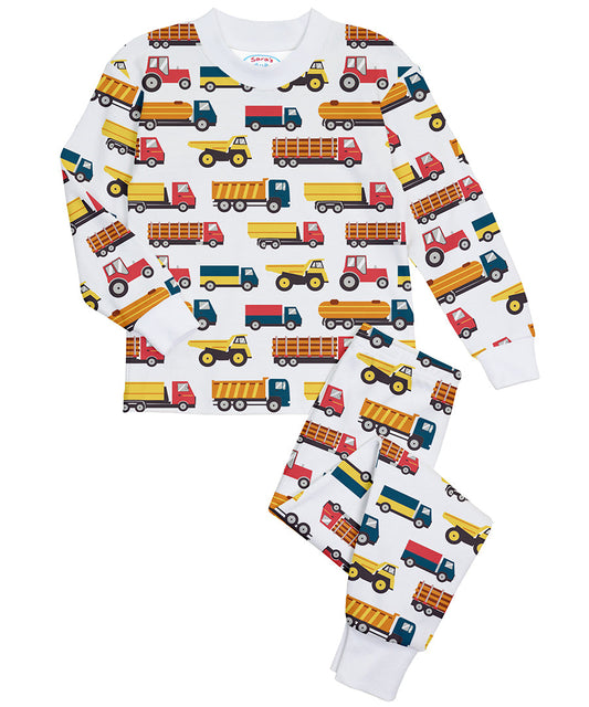 Super Soft Classic Pajama Set - Dumper & trucks