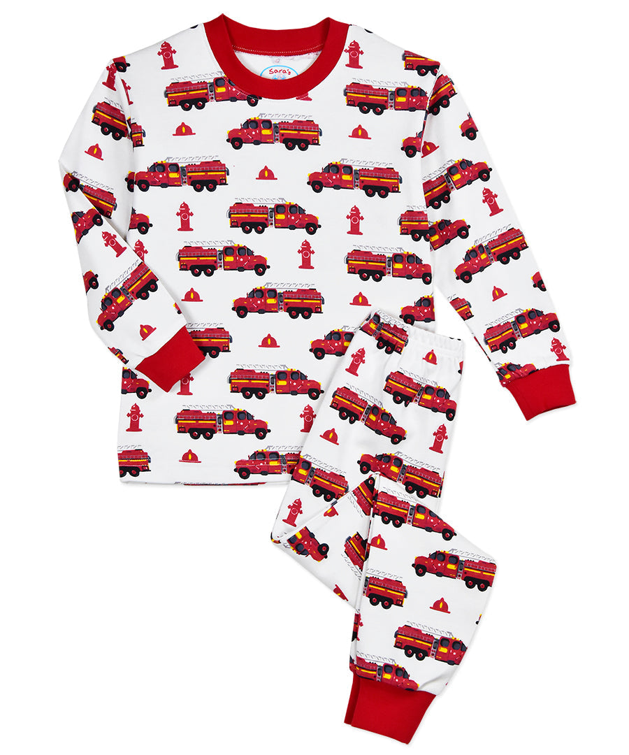 Super Soft Classic Pajama Set - Fire Truck
