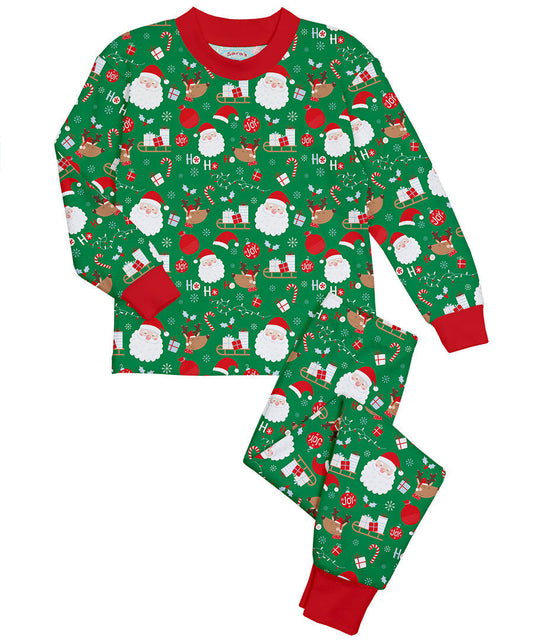 Super Soft Classic Pajama Set - HoHoHo Santa