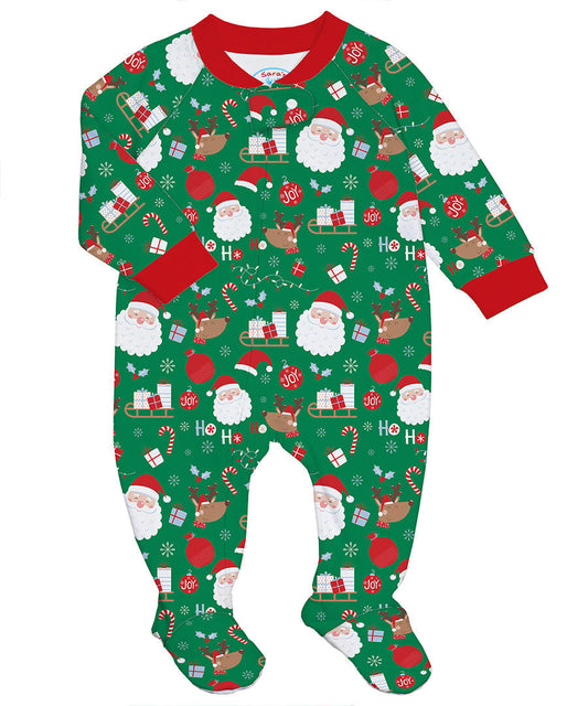 Footed Pajamas - HoHoHo Santa