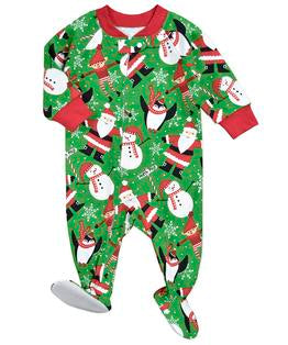 Footed Pajamas - North Pole Fun