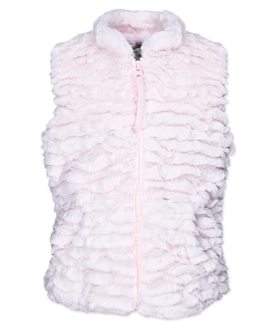 Zip Front Vest - Pink sandstone