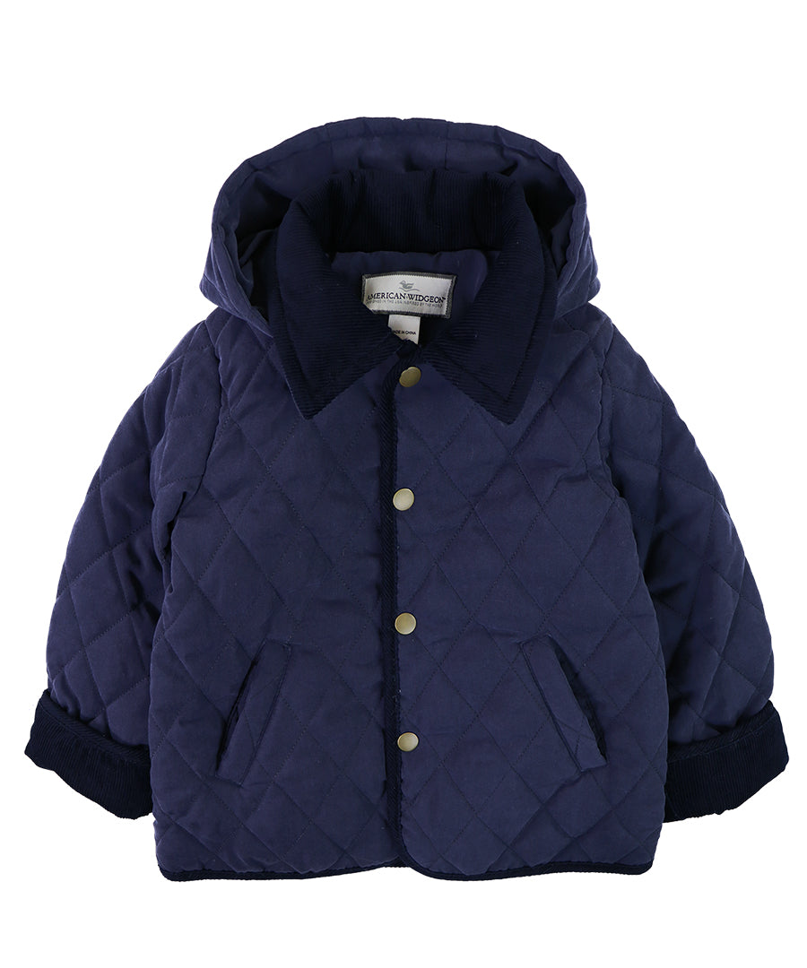 Detachable hood jacket - Navy