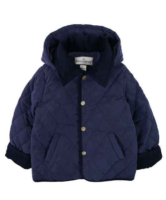 Detachable hood jacket - Navy