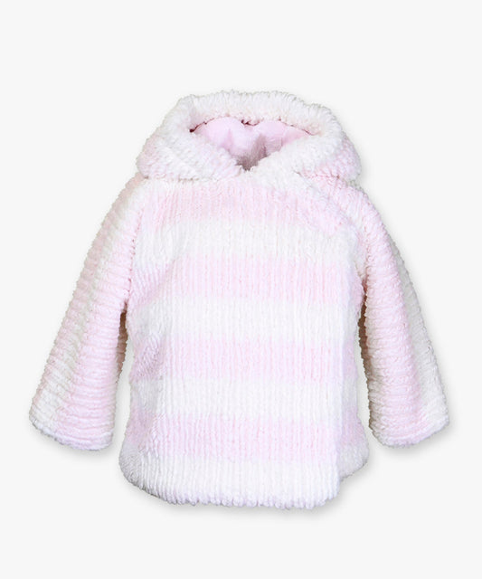 Favorite jacket - Sweater knit stripe pink