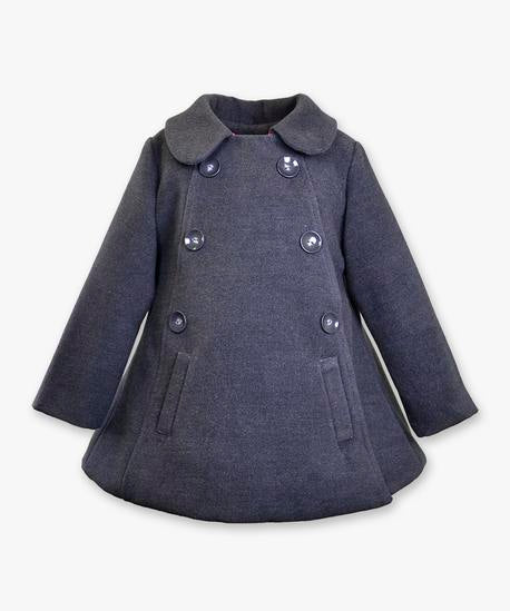 Double breasted a-line coat - Gray