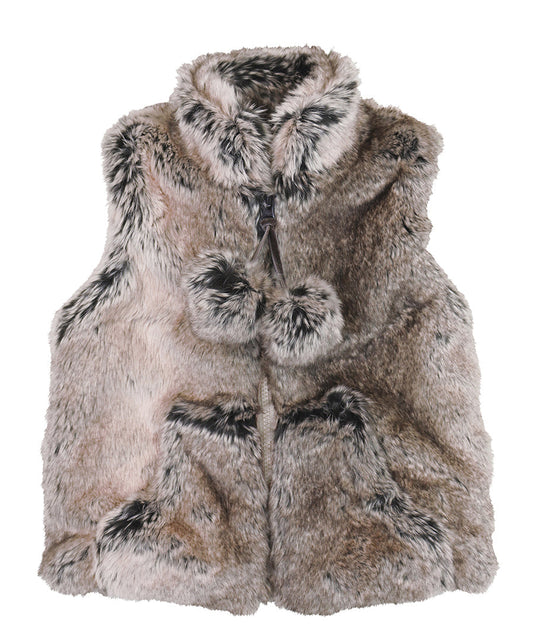 Zip Front Vest - Wild rabbit