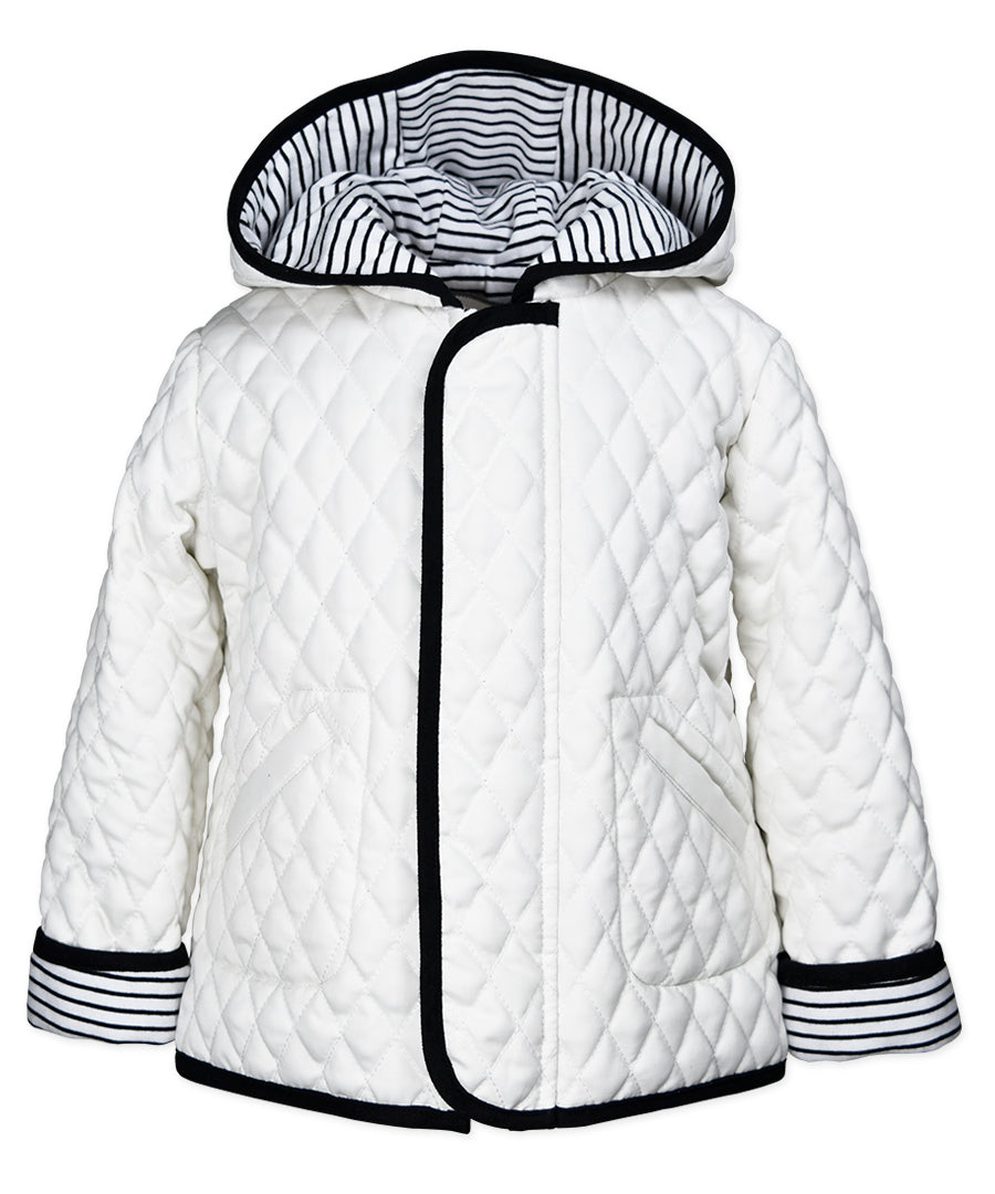 Hooded Barn Jacket - Snow
