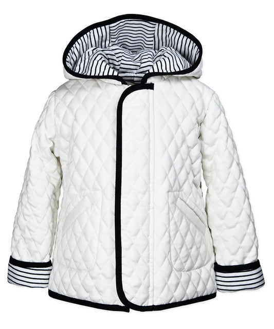 Hooded Barn Jacket - Snow