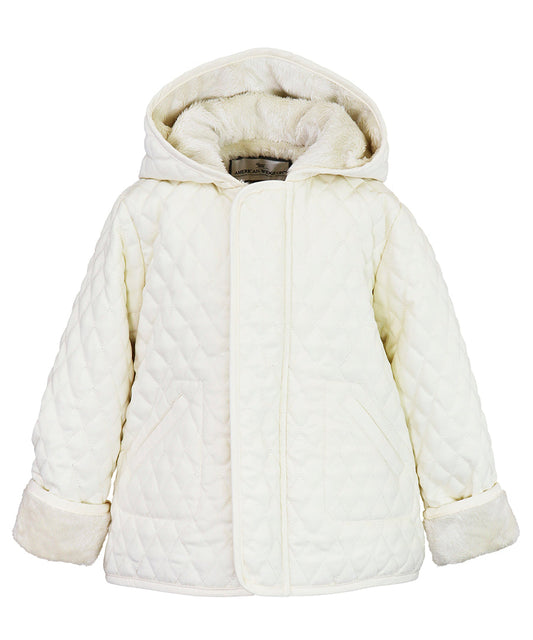 Hooded Barn Jacket - Vanilla