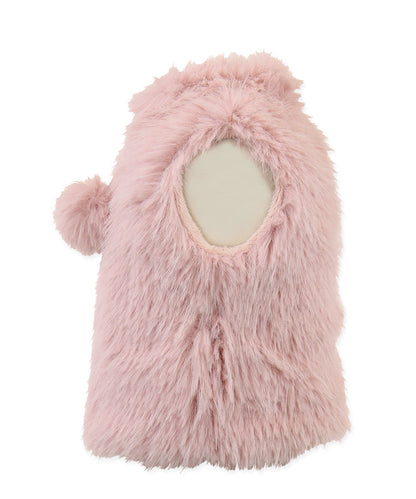 Zip Up Vest - Berry Rain Shag