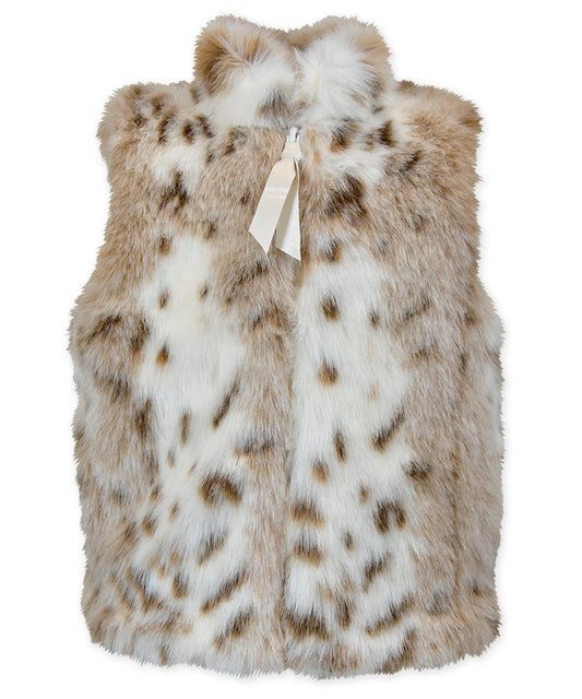 Zip Up Vest - Wild Lynx