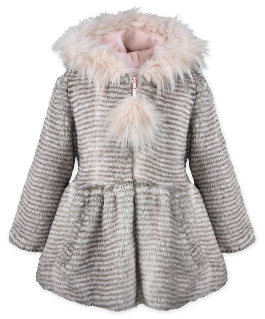Chic Hood Coat - Blush whiskers