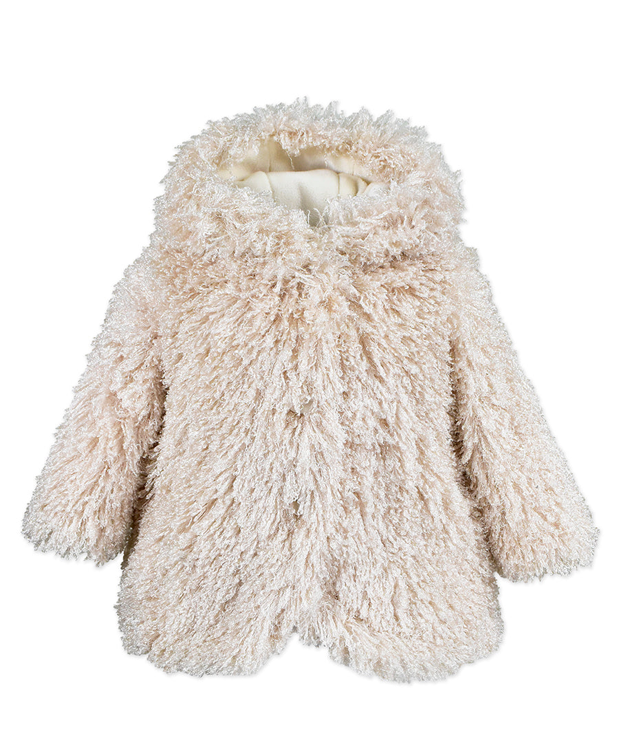 Hooded Jacket - Blush Soft Poodle