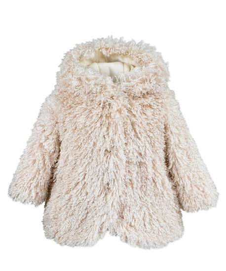 Hooded Jacket - Blush Soft Poodle