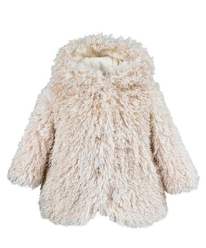 Hooded Jacket - Blush Soft Poodle