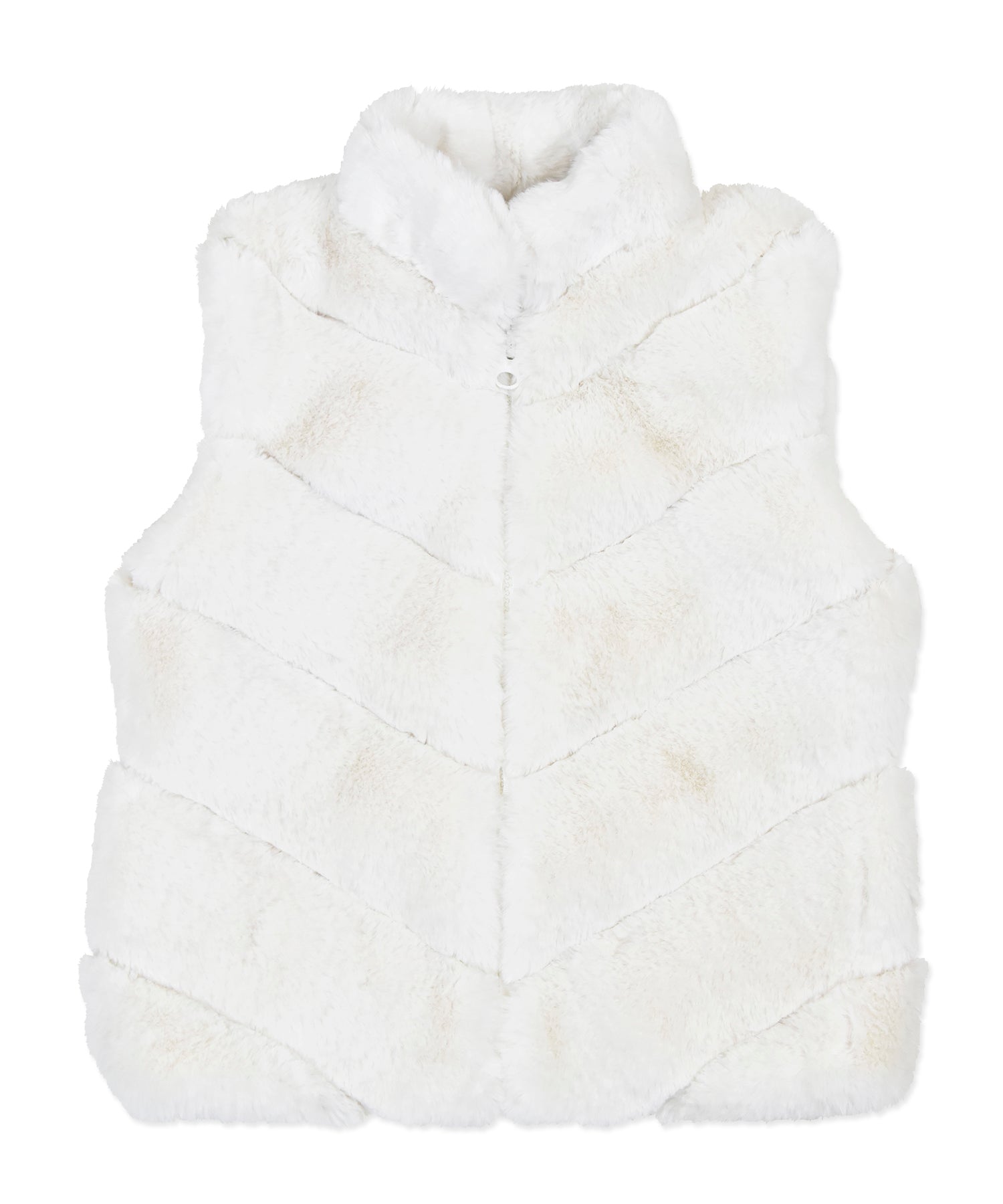 Zip Up Vest - Snow Layer Cake